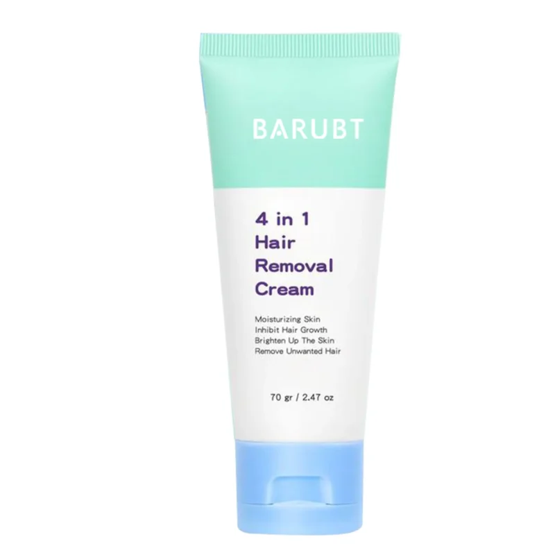 BARUBT 4-in-1 Hair Removal Cream - Painless Hair Remover with Niacinamide & Vitamin E