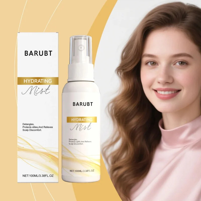 BARUBT Hydrating Hair Mist - Moisturizing & Smoothing Spray for Frizz Control