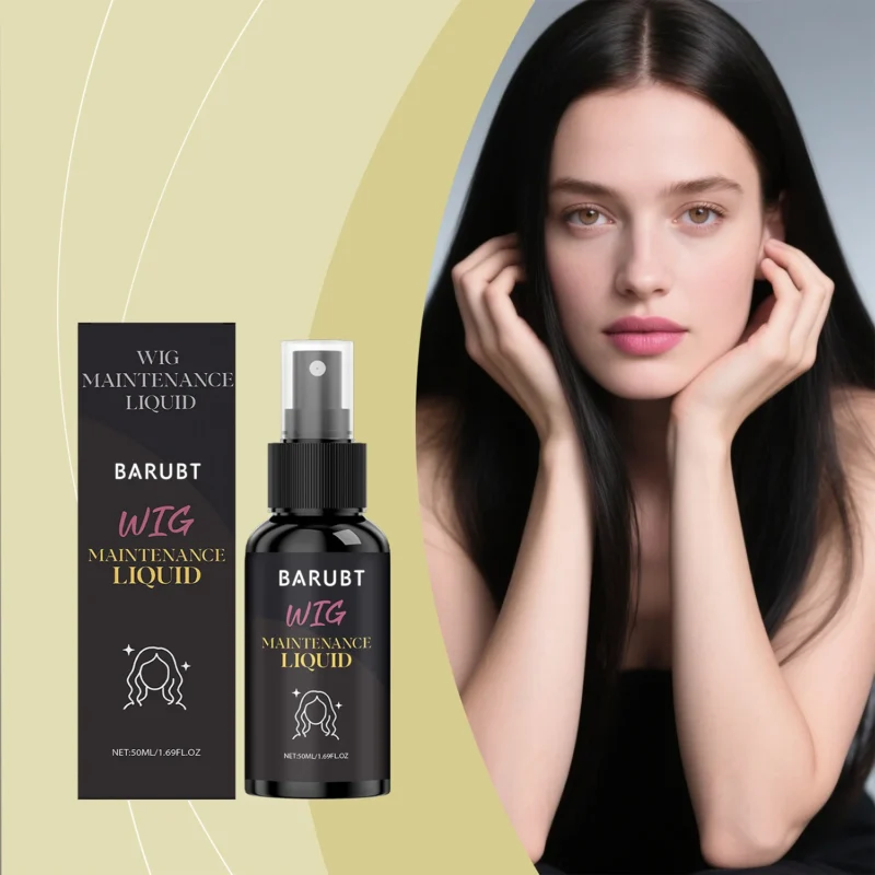 BARUBT Wig Maintenance Liquid Volumizing Spray Anti-Frizz Detangler 50ml